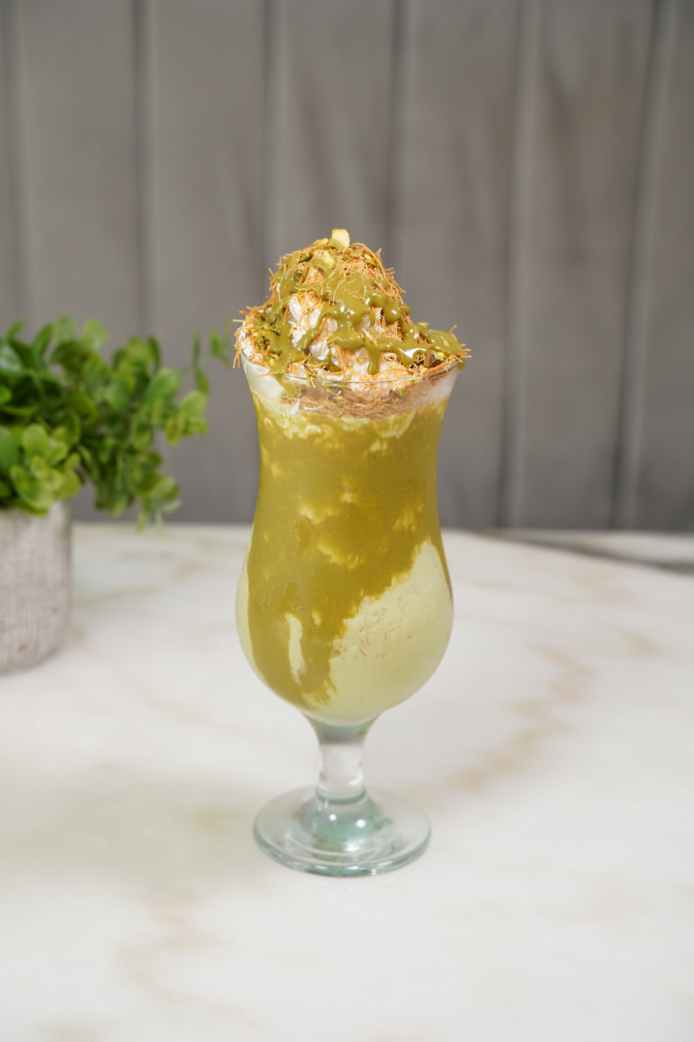 Pistachio Kunafa Shake