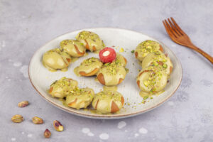Pistachio Mini Pancakes