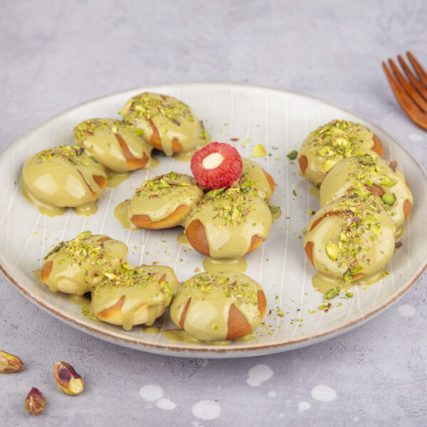 Pistachio Mini Pancakes