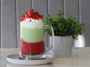 Avocado and Strawberry
