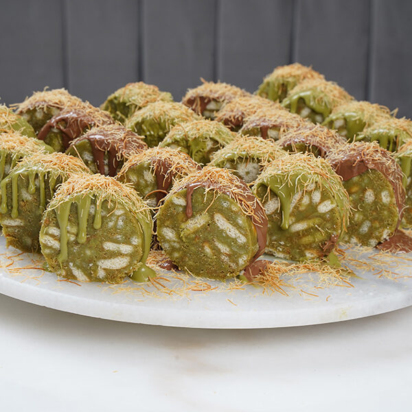 Pistachio Kunafa Mini Lazy Cake 25PCS